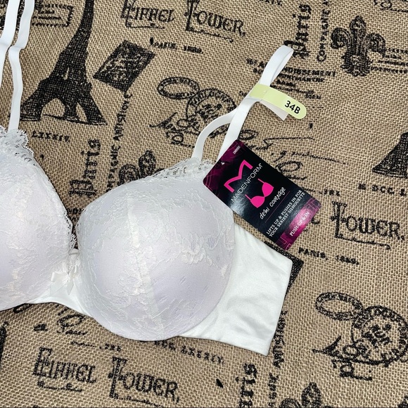 Maidenform NWT! Women's Love The Lift Push Up & In Demi Bra Size 34B - Picture 4 of 11
